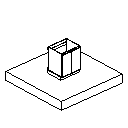 Modulo para tarja o plancha sin fondo